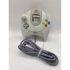 SEGA HKT-7701 Dreamcast Controller - White Tested Authentic Retro